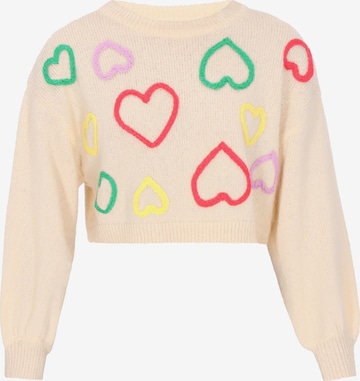 MYMO Oversized neulepaita värissä valkoinen: etupuoli