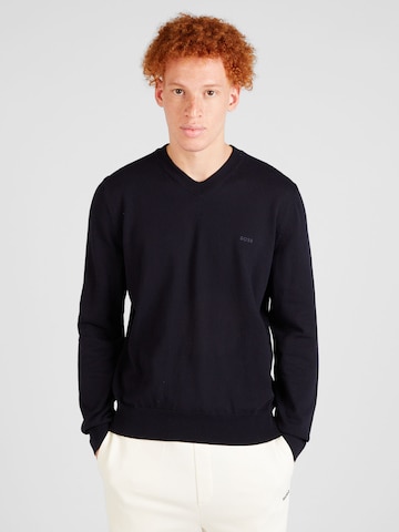 BOSS Black Sweater 'Pacello' in Blue: front