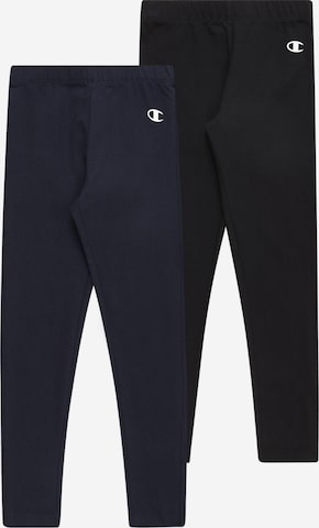 Champion Authentic Athletic Apparel Leggings in Blau: predná strana