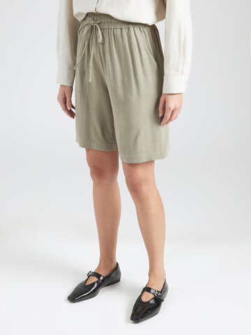 SELECTED FEMME Regular Trousers 'SLFViva' in Green: front