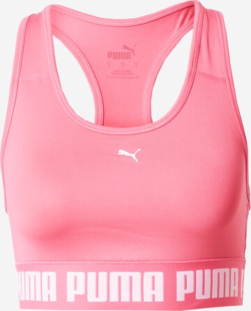 PUMA Sportovní podprsenka – pink: přední strana