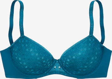 LASCANA T-shirt Bra in Green: front