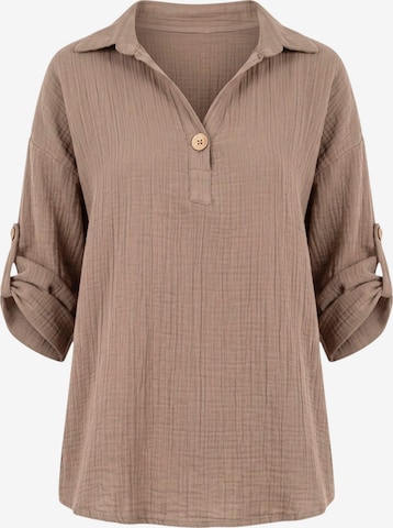 WENOR - Blusa 'LINARA' en beige: frente