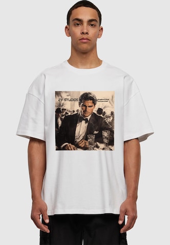 T-Shirt 'Sophisticated Cotton Club' 2Y Studios en blanc : devant