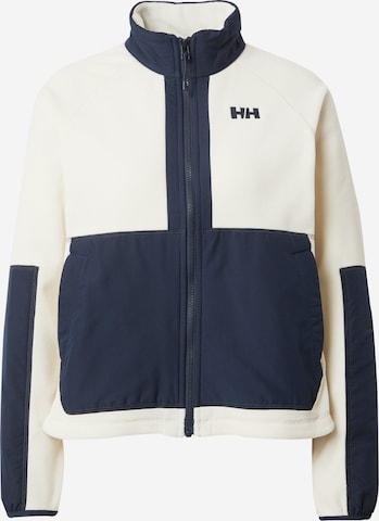 HELLY HANSEN Athletic Fleece Jacket in Beige: front