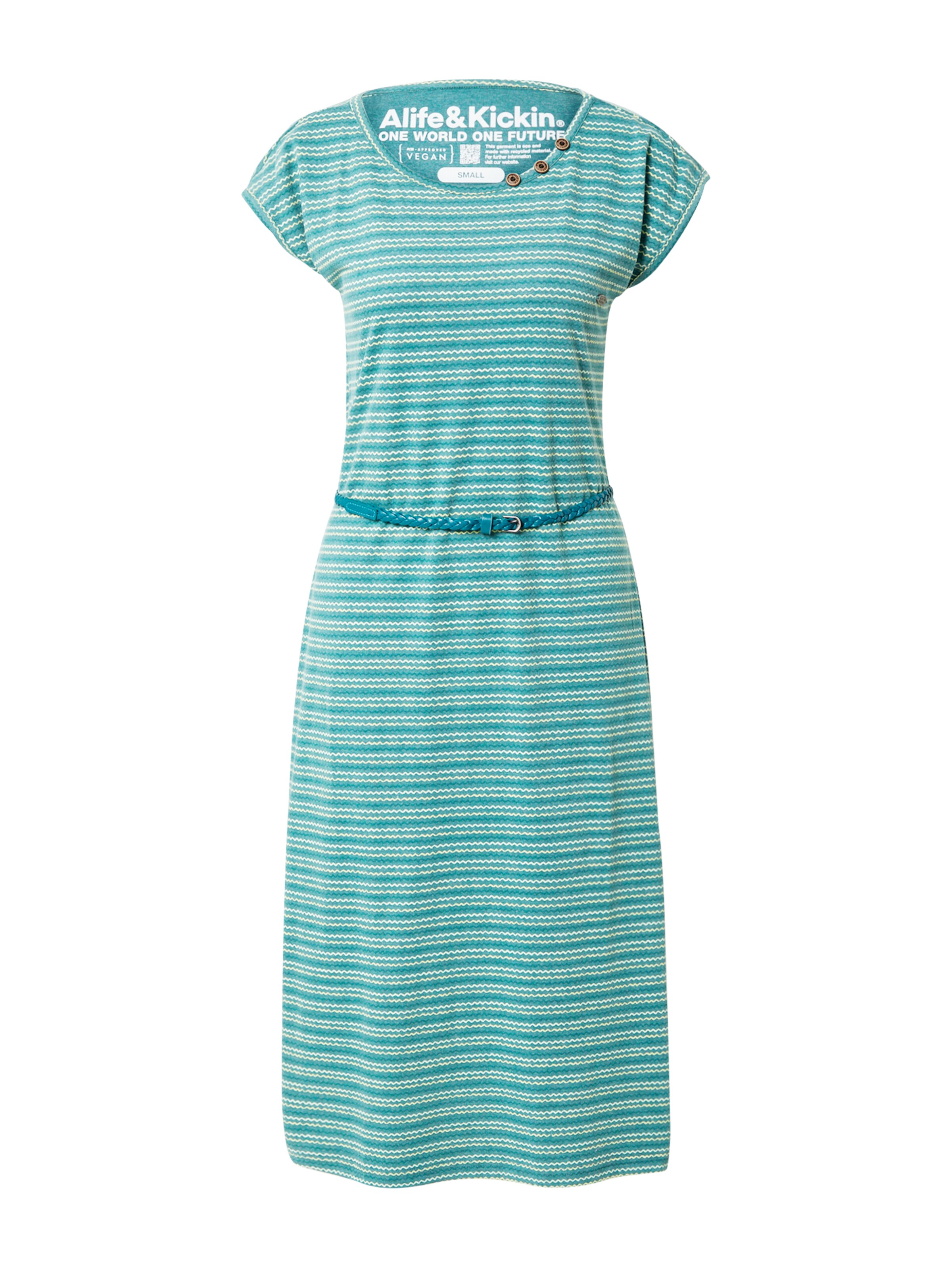 Alife and Kickin Kleid 'Melli' in Grün: Vorderseite