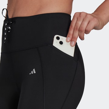 ADIDAS PERFORMANCE - Skinny Calças de desporto 'Essentials' em preto
