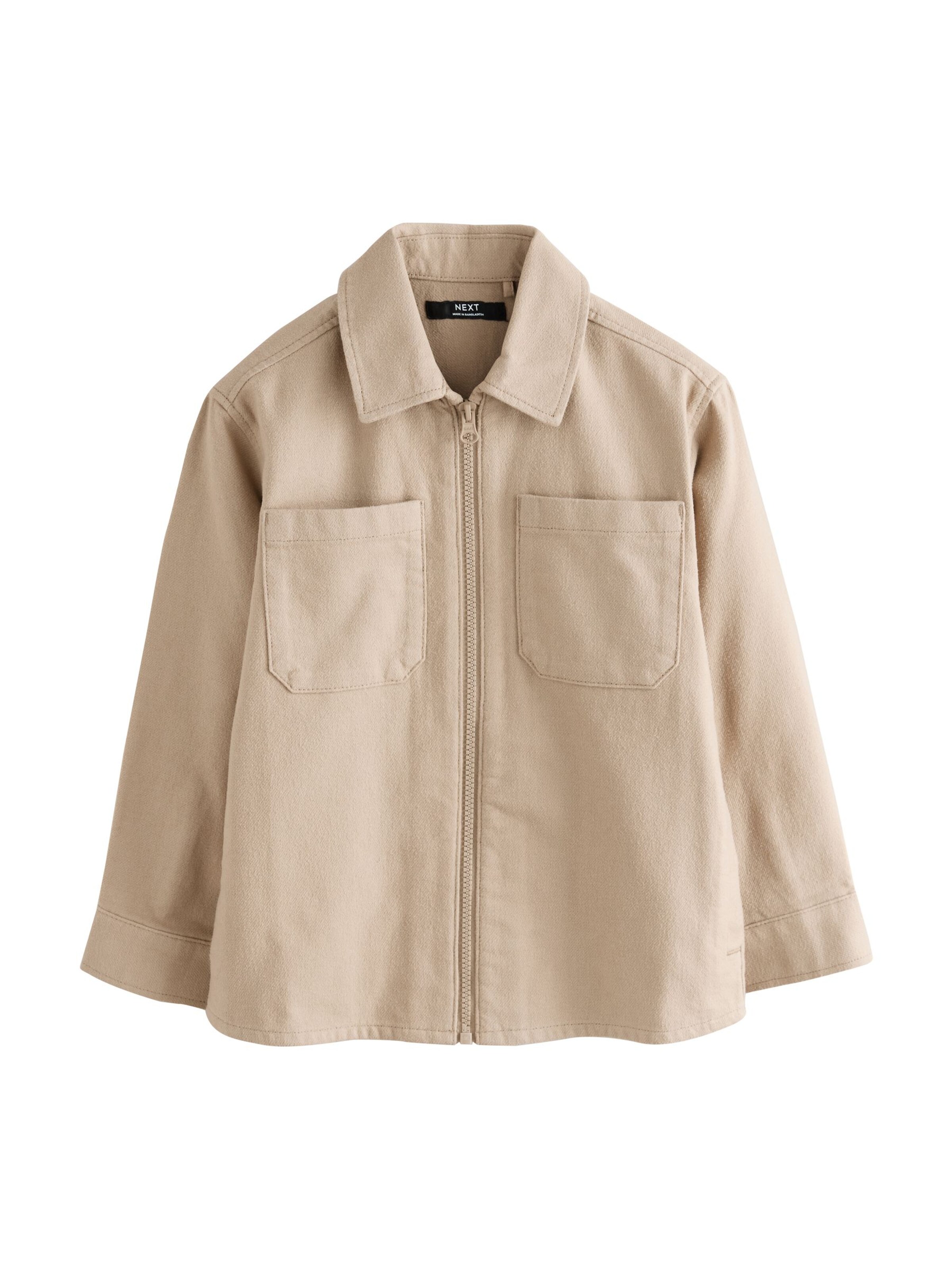 Next Jacke in Grau: Vorderseite