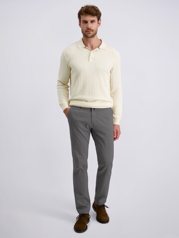 Regular Pantalon chino 'Castres' PIERRE CARDIN en gris