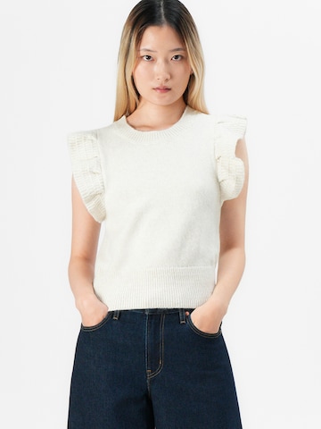 VILA Sweater 'VILOVA' in Beige