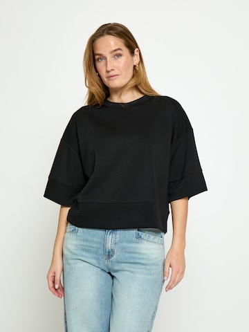 Sweat-shirt 'Minnie' Peppercorn en noir : devant