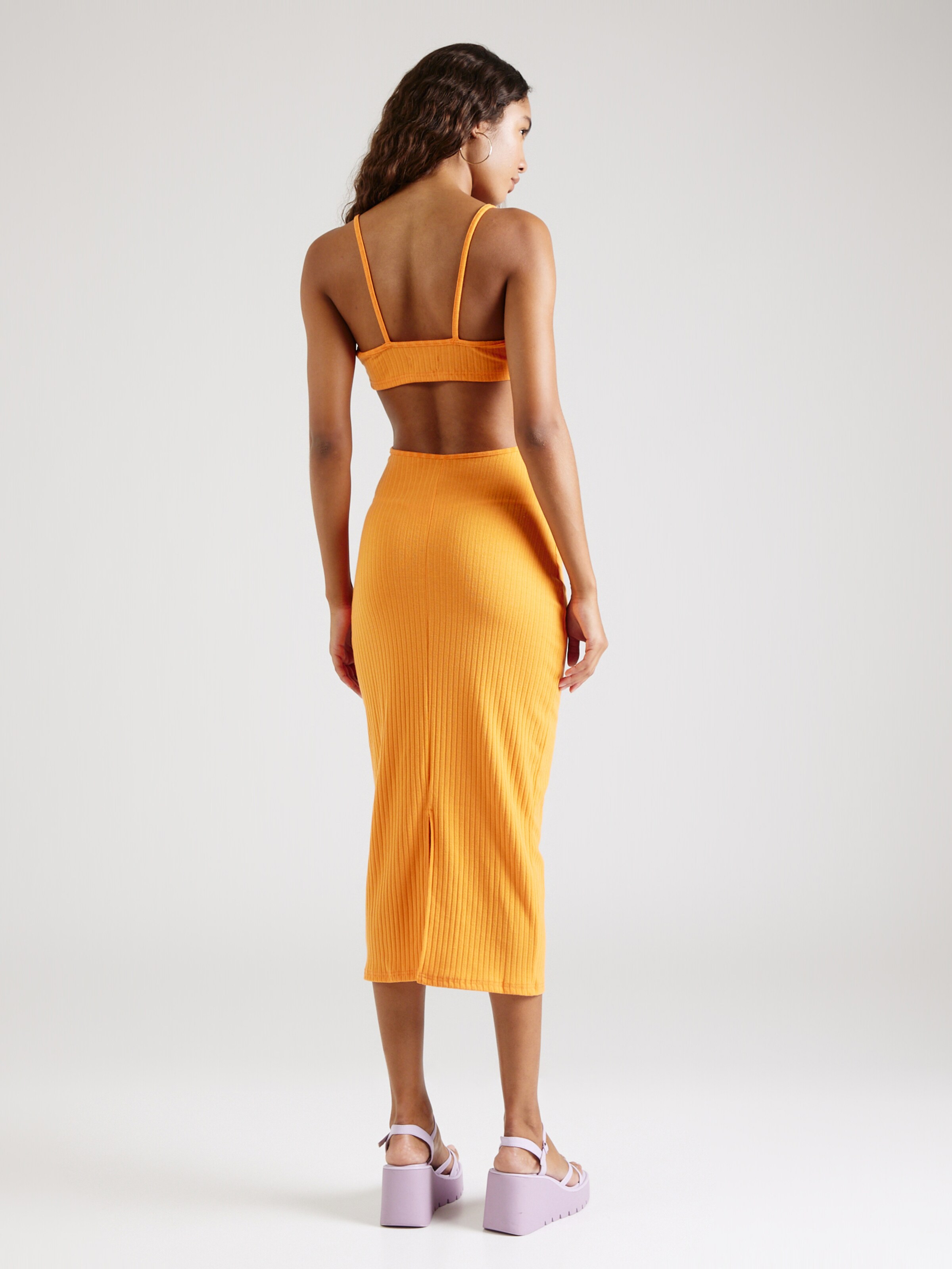 Misspap clearance orange dress