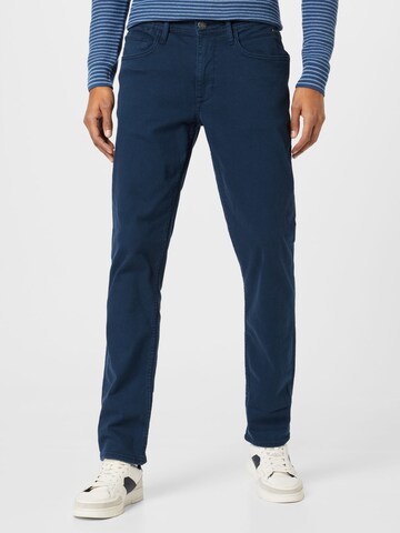 BLEND Slim fit Chino Pants 'Twister' in Blue: front