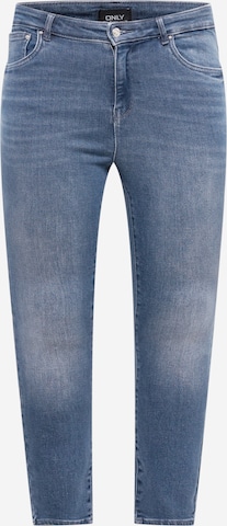 ONLY Curve Skinny Jeans 'MILA' in Blauw: voorkant