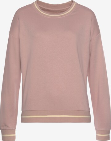 LASCANA Sweatshirt in Pink: front