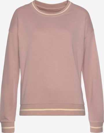 LASCANA Sweatshirt in Pink: predná strana
