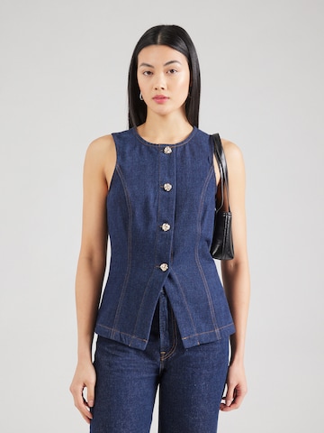 PIECES Vest 'PCFABIA' in Blue: front