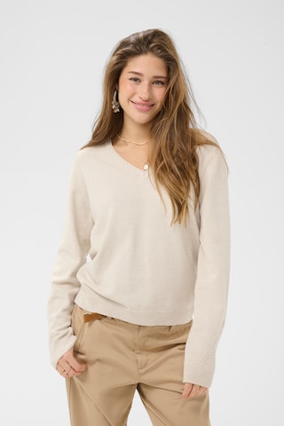 Cream - Pullover em bege: frente