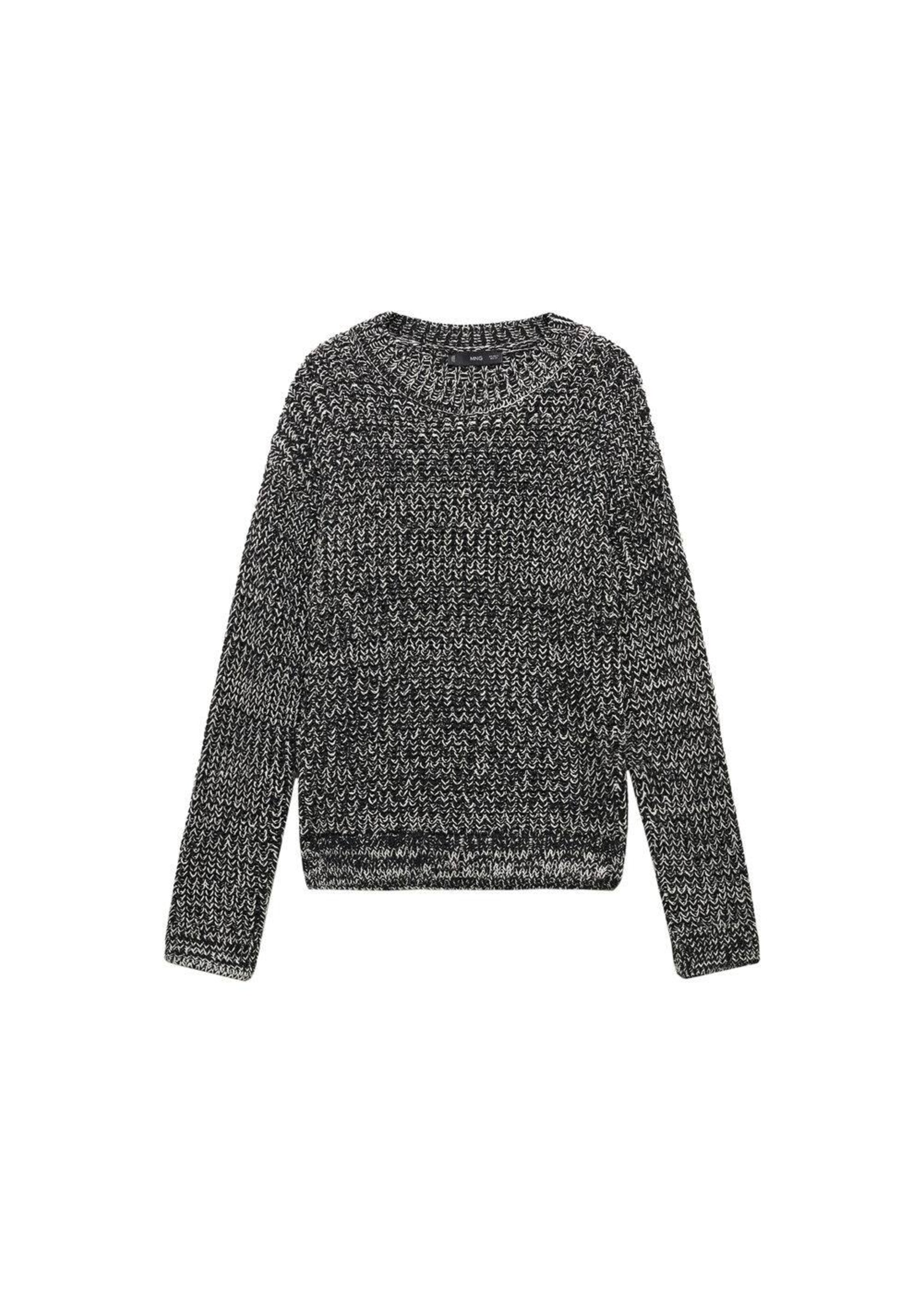 MANGO Pullover 'bolita' i sort: forside