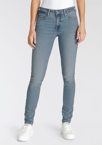 LEVI'S ® Skinny Jeans '711' in Blauw: voorkant