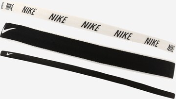 NIKE Sporthoofdband in Zwart: voorkant