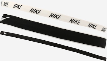 NIKE Sports headband in Black: front