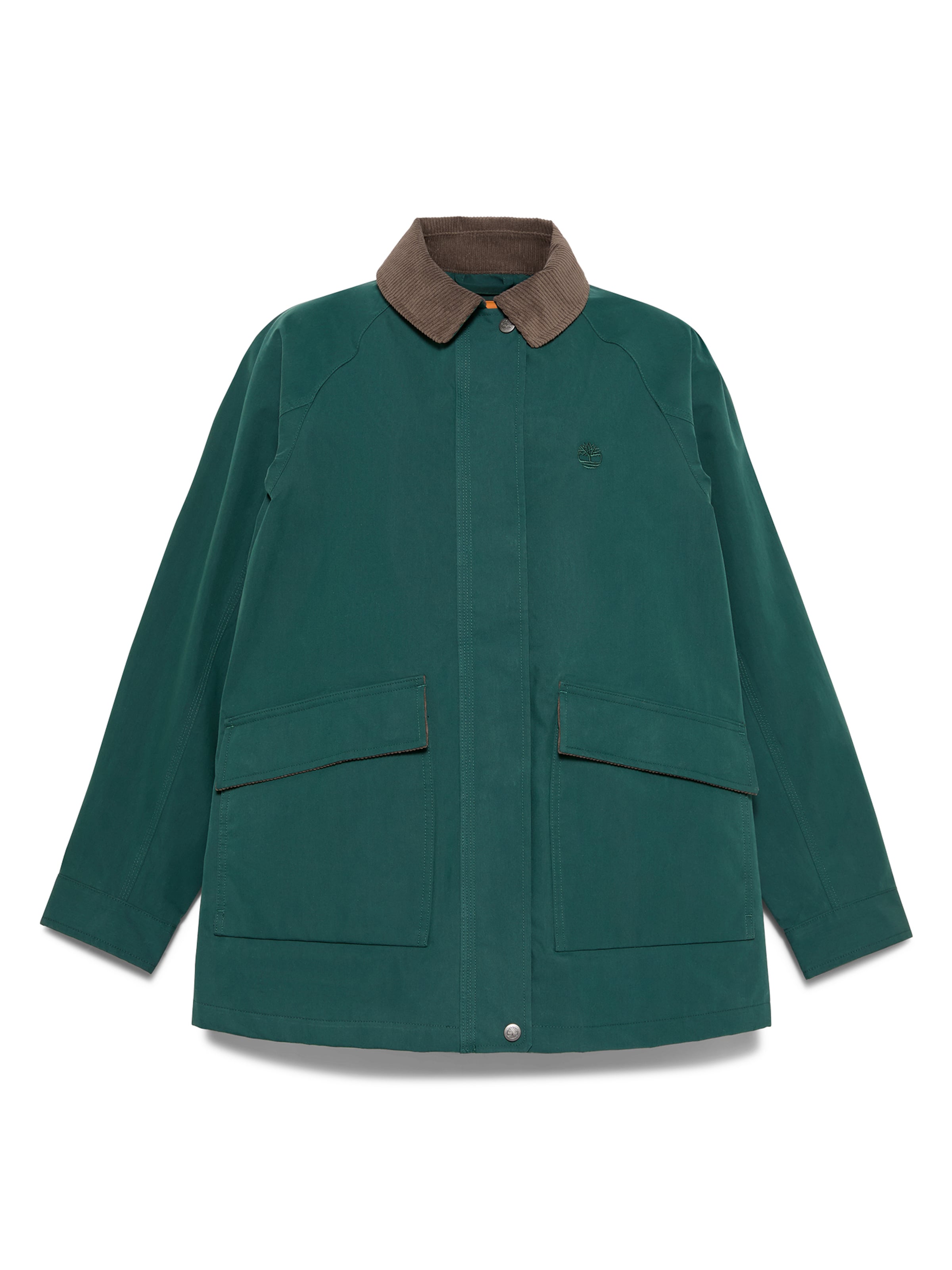 TIMBERLAND Φθινοπωρινό και ανοιξιάτικο μπουφάν σε πράσινο: μπροστά