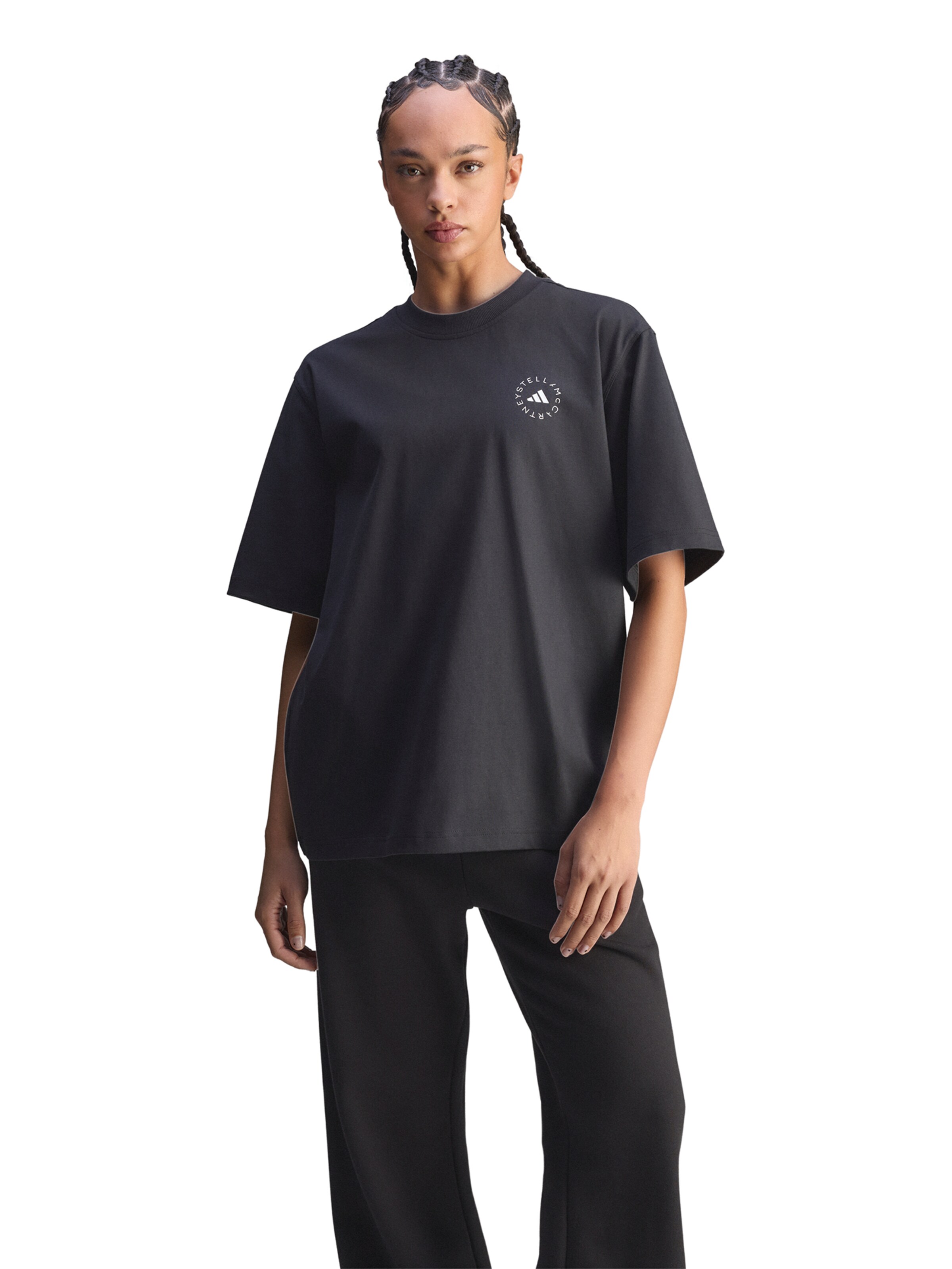 ADIDAS BY STELLA MCCARTNEY Performance shirt in Black: front