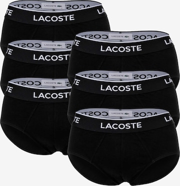 Slip LACOSTE en noir : devant