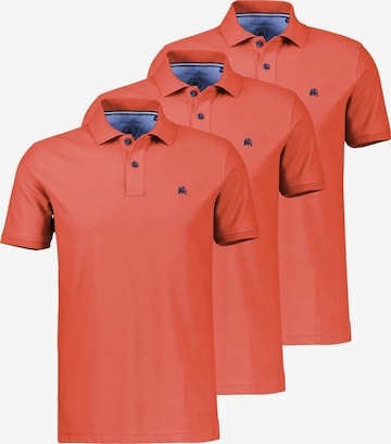 LERROS Shirt 'Basic' in Orange: Vorderseite