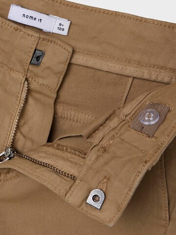 NAME IT Regular Trousers 'NKMRYAN' in Brown