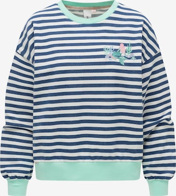 Sweat-shirt 'Wuss' Ragwear en bleu : devant