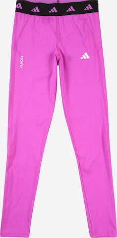 ADIDAS SPORTSWEAR Skinny Sporthose in Lila: Vorderseite
