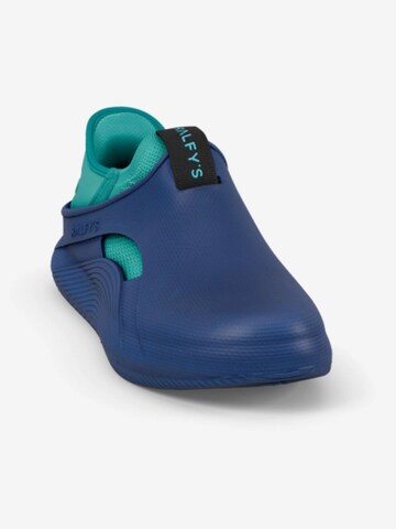 RALFY'S Classic Flats 'N1 Combo' in Blue: front