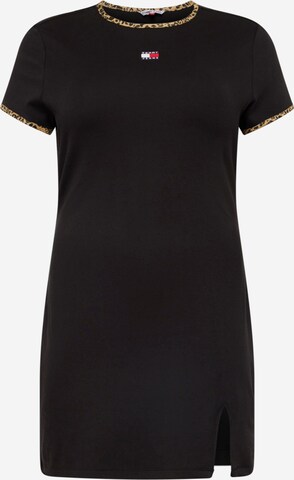 Tommy Jeans Curve Dress in Black: front