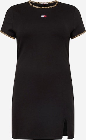 Tommy Jeans Curve - Vestido em preto: frente