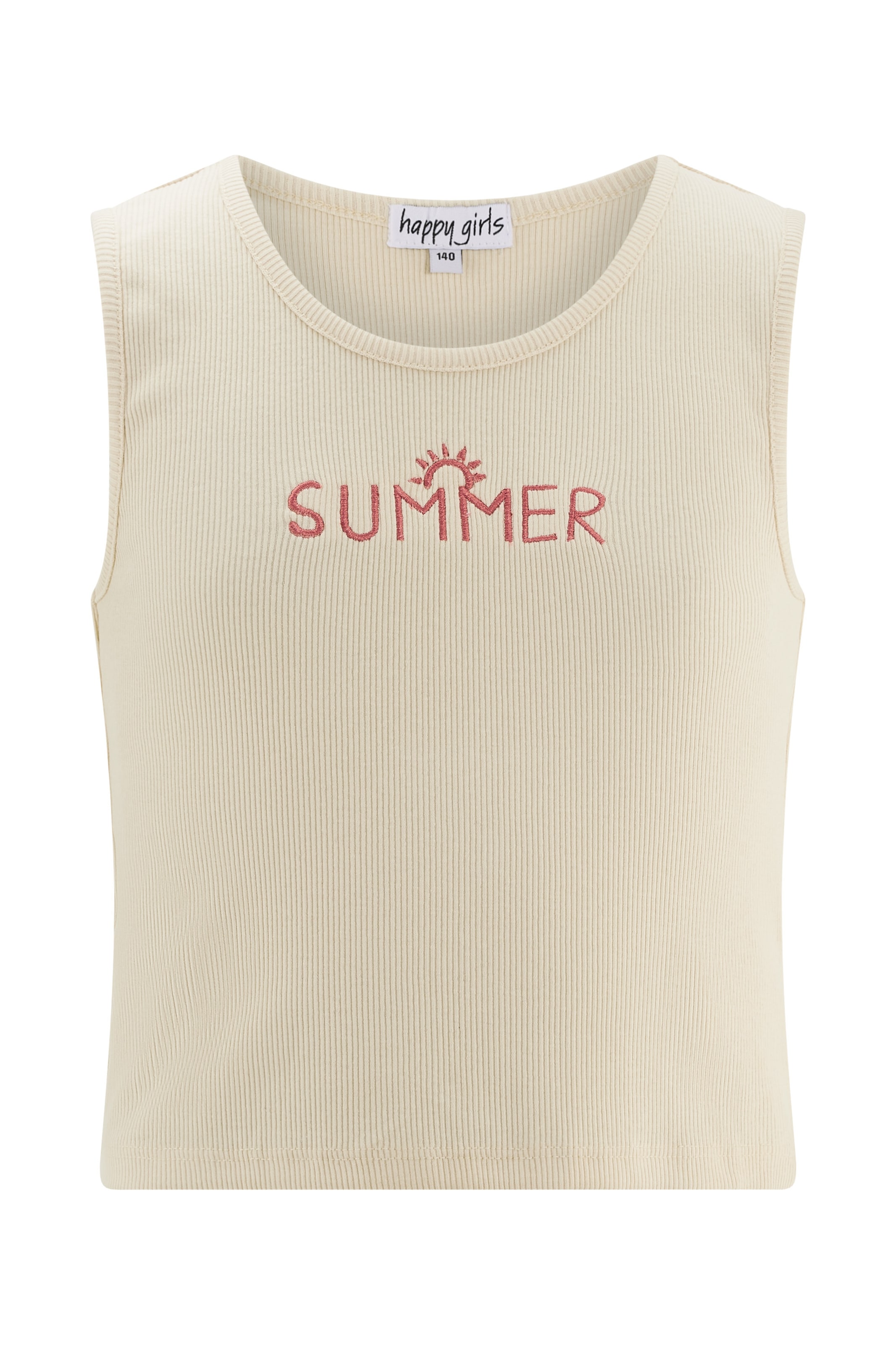 happy girls Top | bež barva: sprednja stran