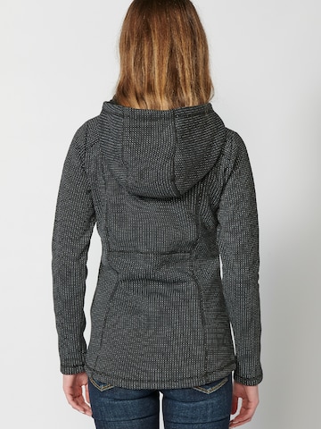 KOROSHI Zip-Up Hoodie in Grey