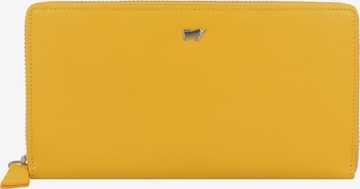 Braun Büffel Wallet 'Joy' in Yellow: front