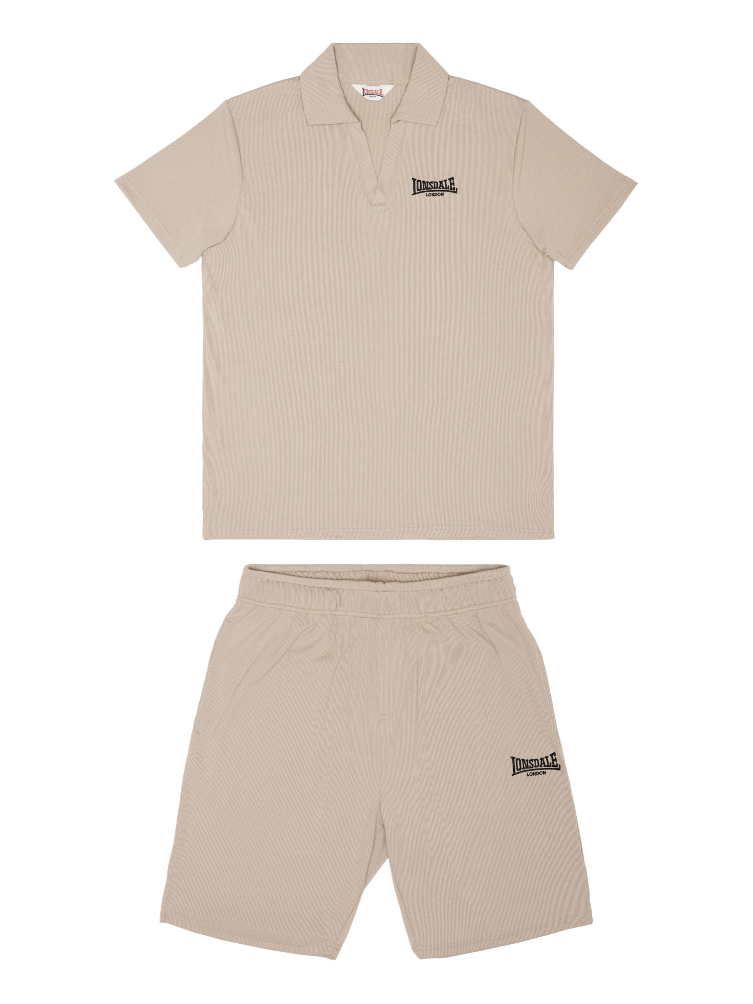LONSDALE Trainingspak 'Motspur' in XXXL in de kleur Beige, Productweergave