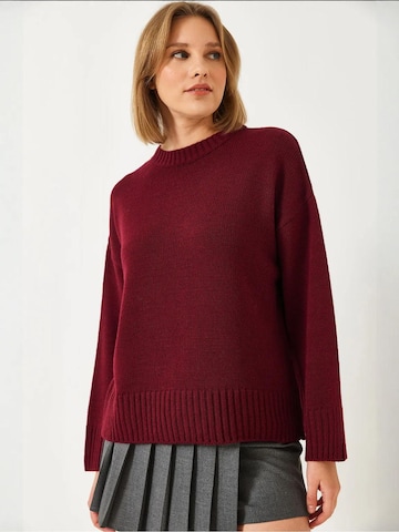 Pull-over 'Pullover' Bianco Lucci en rouge