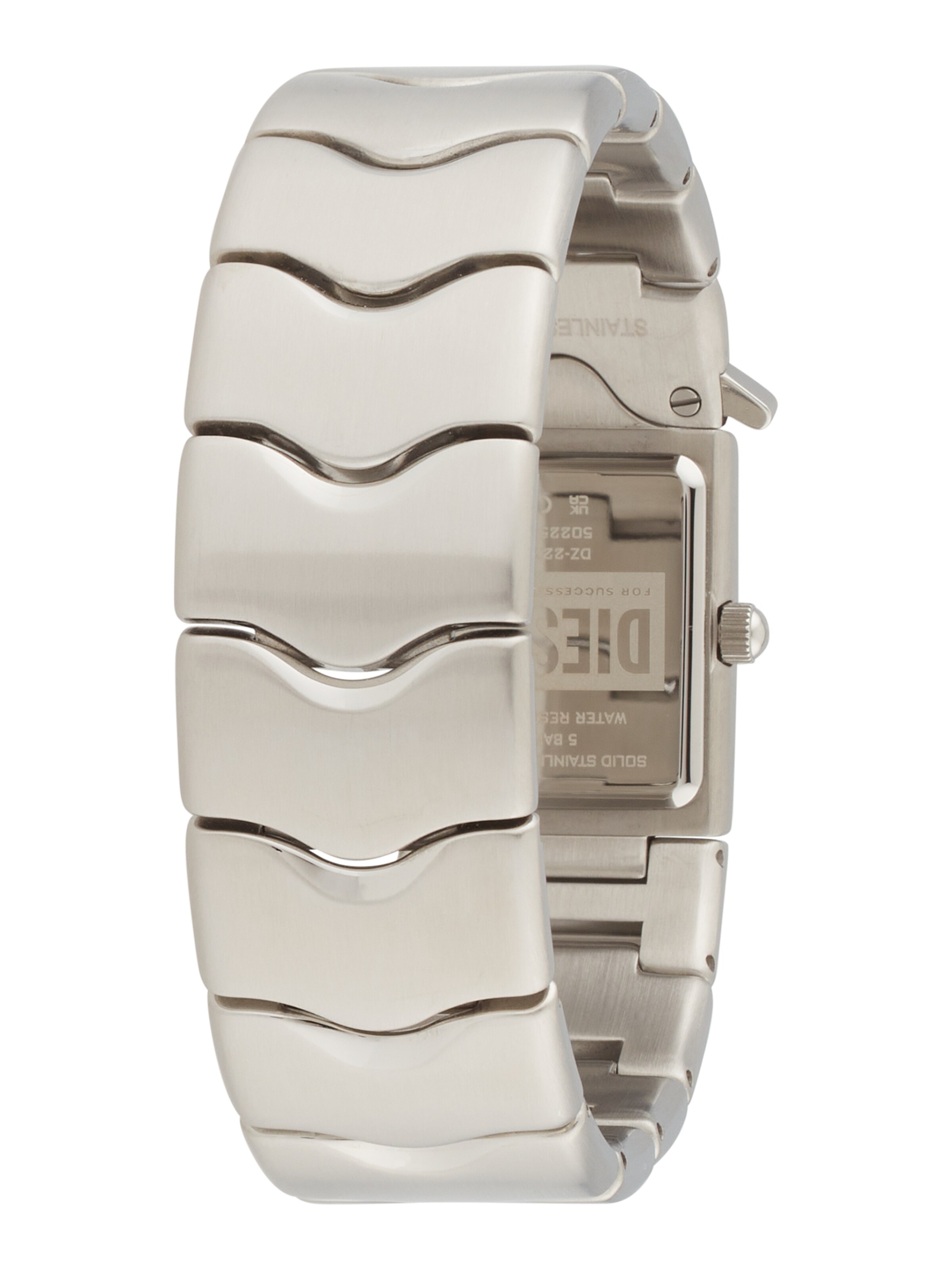 DIESEL Analogt ur 'Closer' i sølv