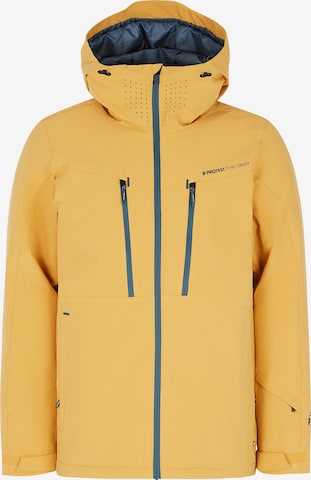 PROTEST Sportjacke 'PRTTIMOTHY' in Gelb: Vorderseite