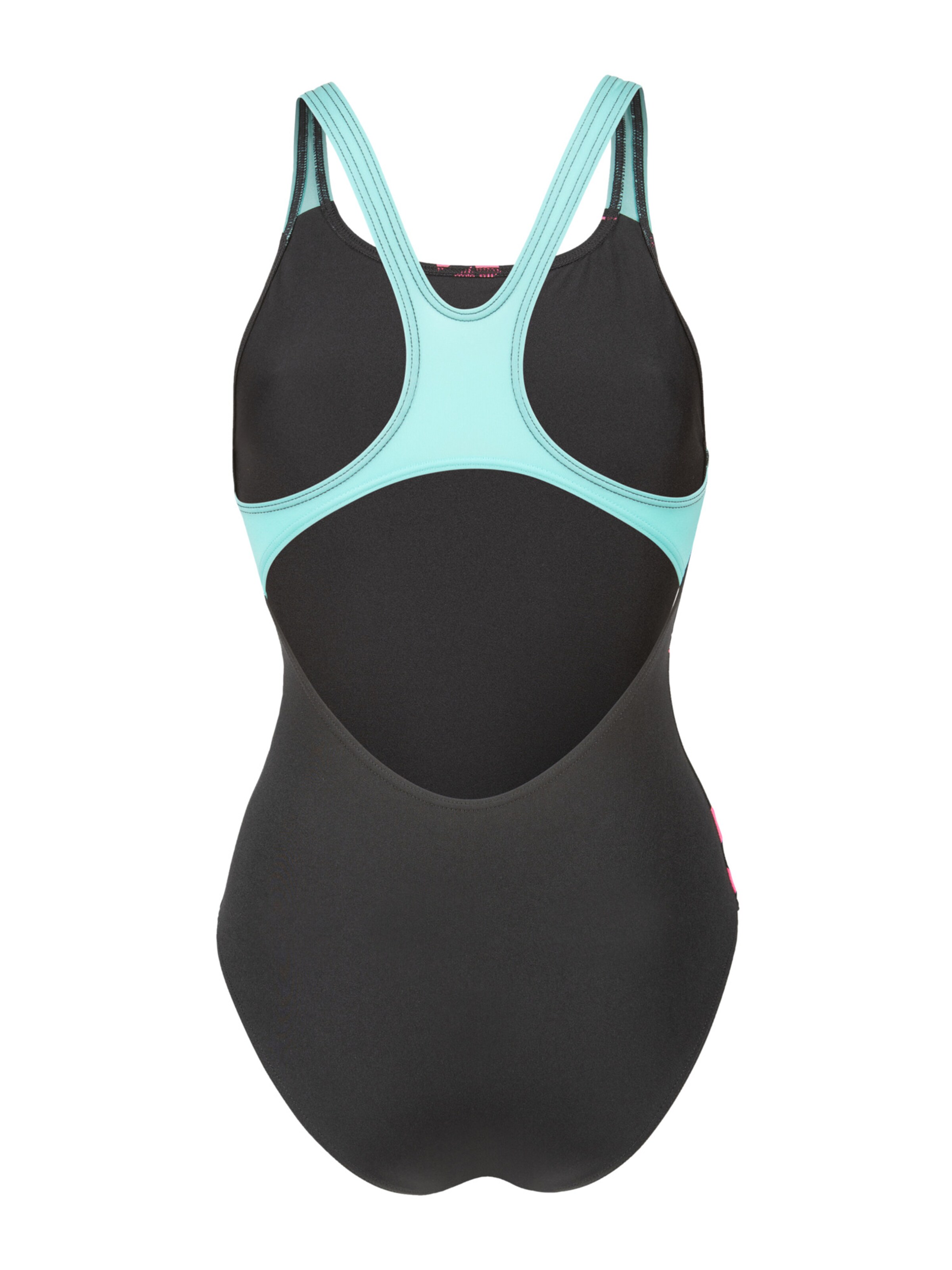 ARENA Бюстие Бански костюм 'GRAPHIC SWIM PRO BACK' в черно