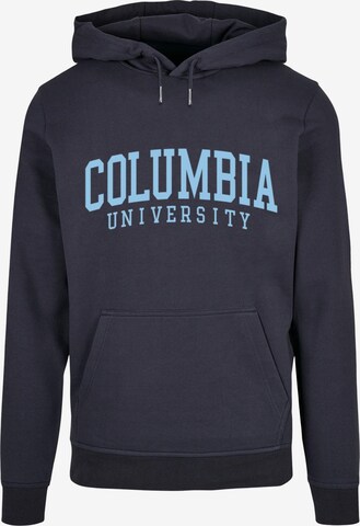 Merchcode Sweatshirt 'Columbia University' in Blau: predná strana