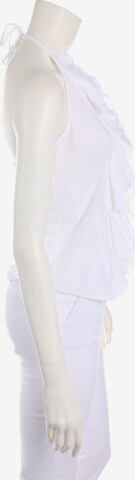 Armani Jeans Ärmellose Bluse M in Weiß