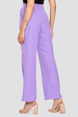 Regular Pantalon à plis 'Erika' FRESHLIONS en violet