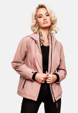 MARIKOO Übergangsjacke 'Brombeere' in Pink