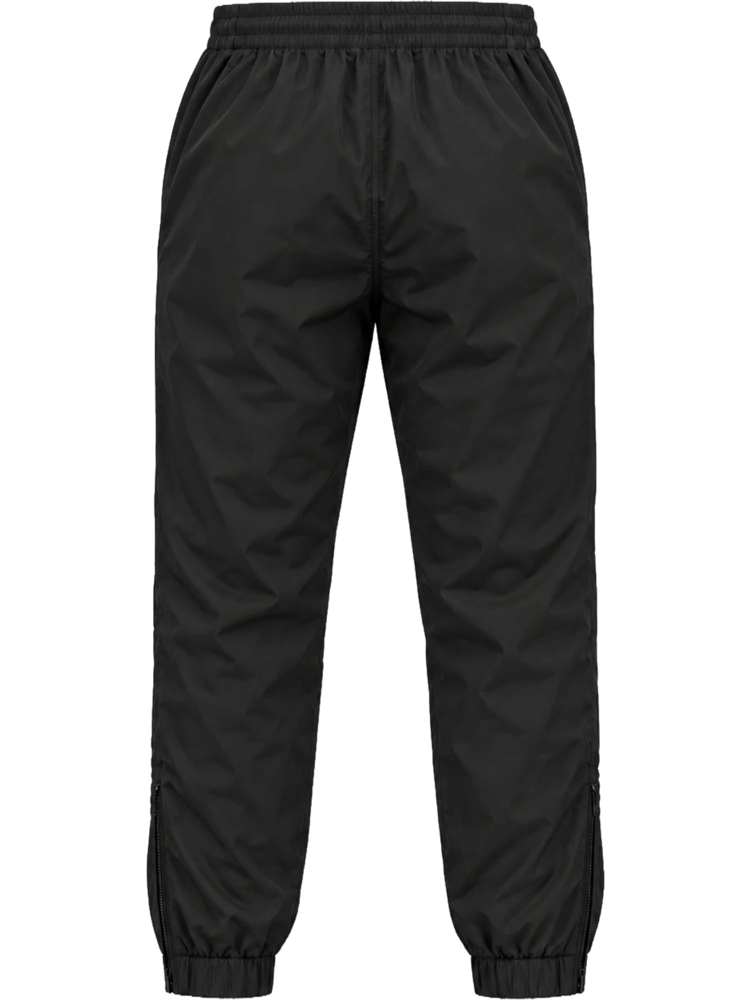 Carlo Colucci Loosefit Hose 'Froku' in Schwarz