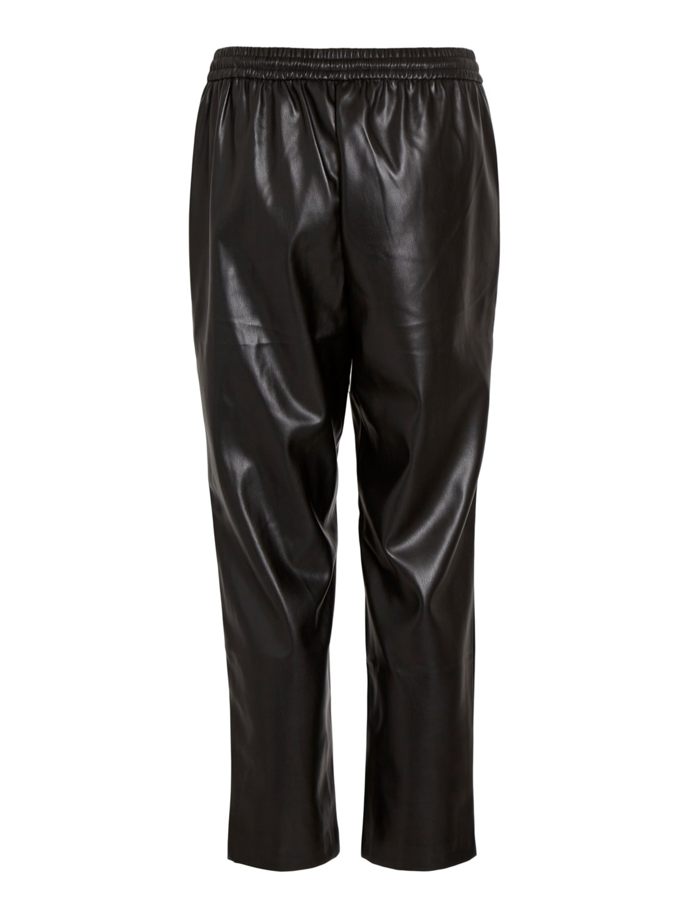 VILA Normální Kalhoty se sklady v pase 'VINille' – černá